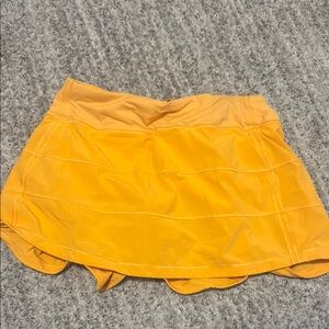 Vibrant Yellow Athletic Skort